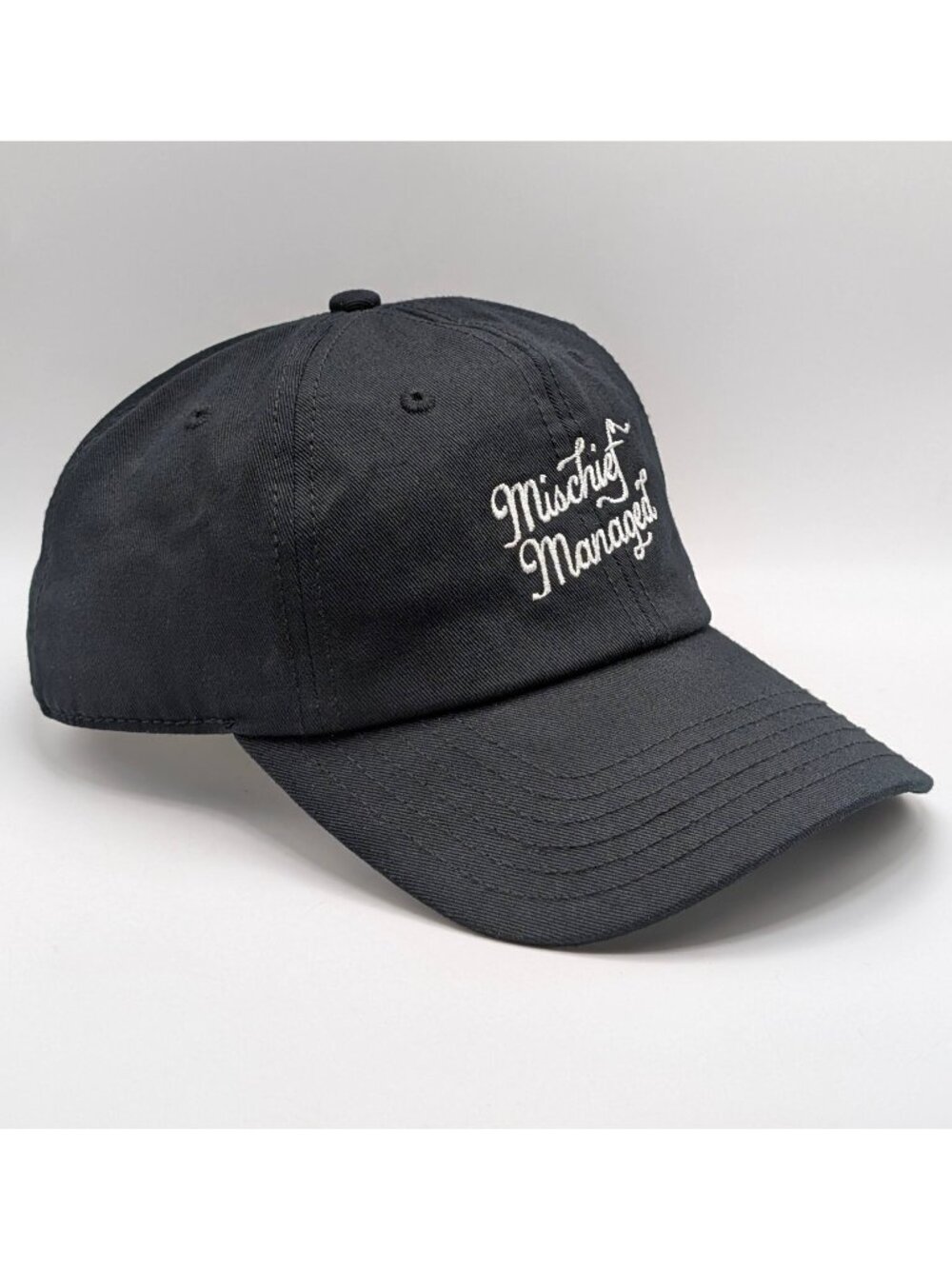 Mischief Managed Hat Cap Adult Black Strap Back Harry Potter Unisex Universal